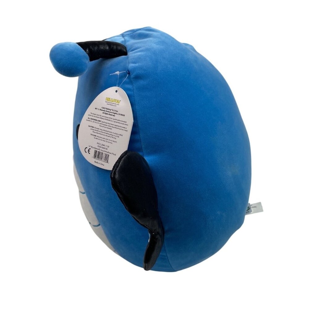 Squishmallows Original Waverly the Blue Butterfly 14" Stuffed Plush Toy - Picture 6 of 10